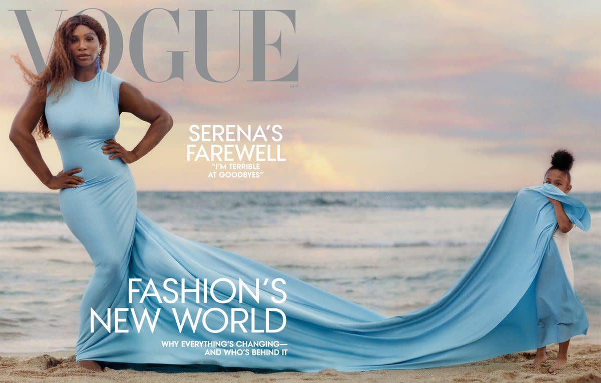 Serena Williams ประกาศการเกษียณจากเทนนิสในฉบับเดือนกันยายนของ ‘Vogue’